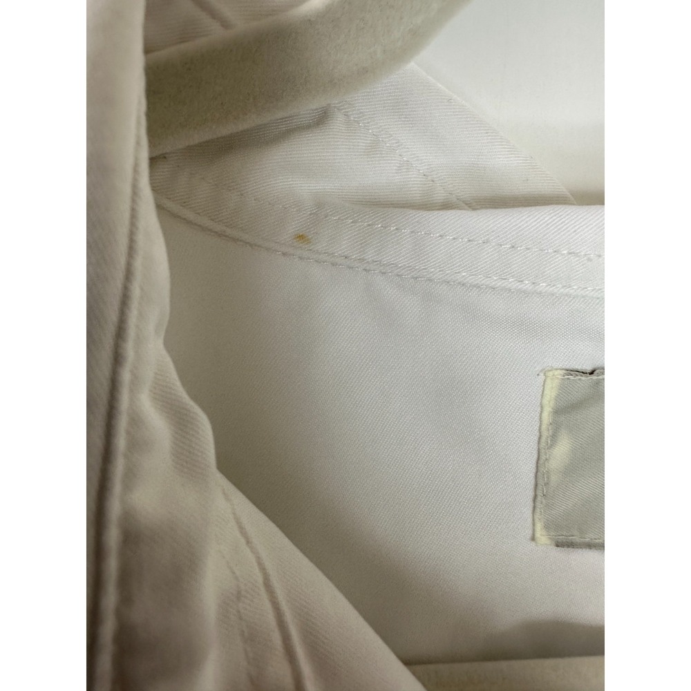 Scully Western Button Up Shirt Star Button Long Sleeve Large Country Mens White - Picture 7 of 15